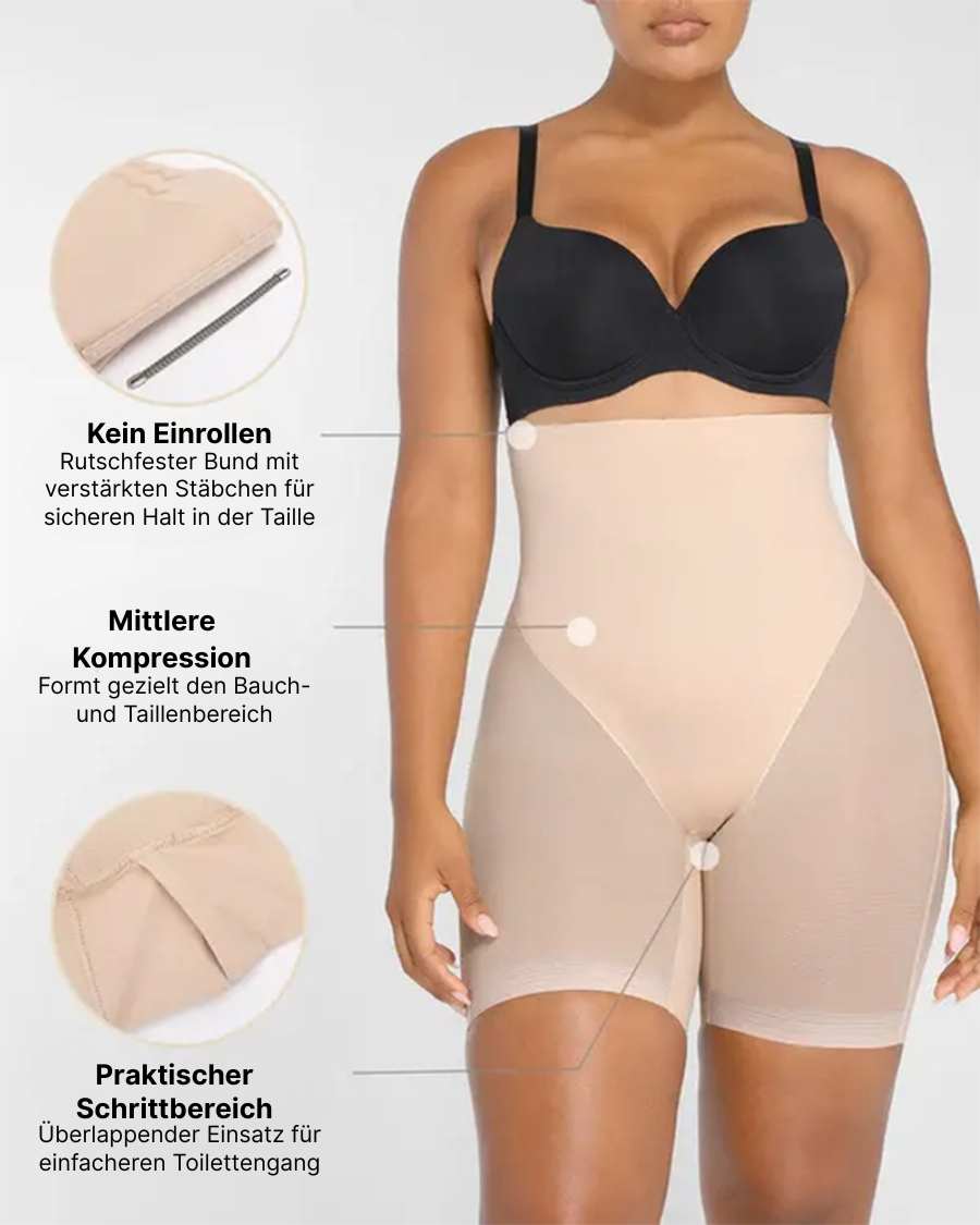 High-Waisted Shapewear Shorts
