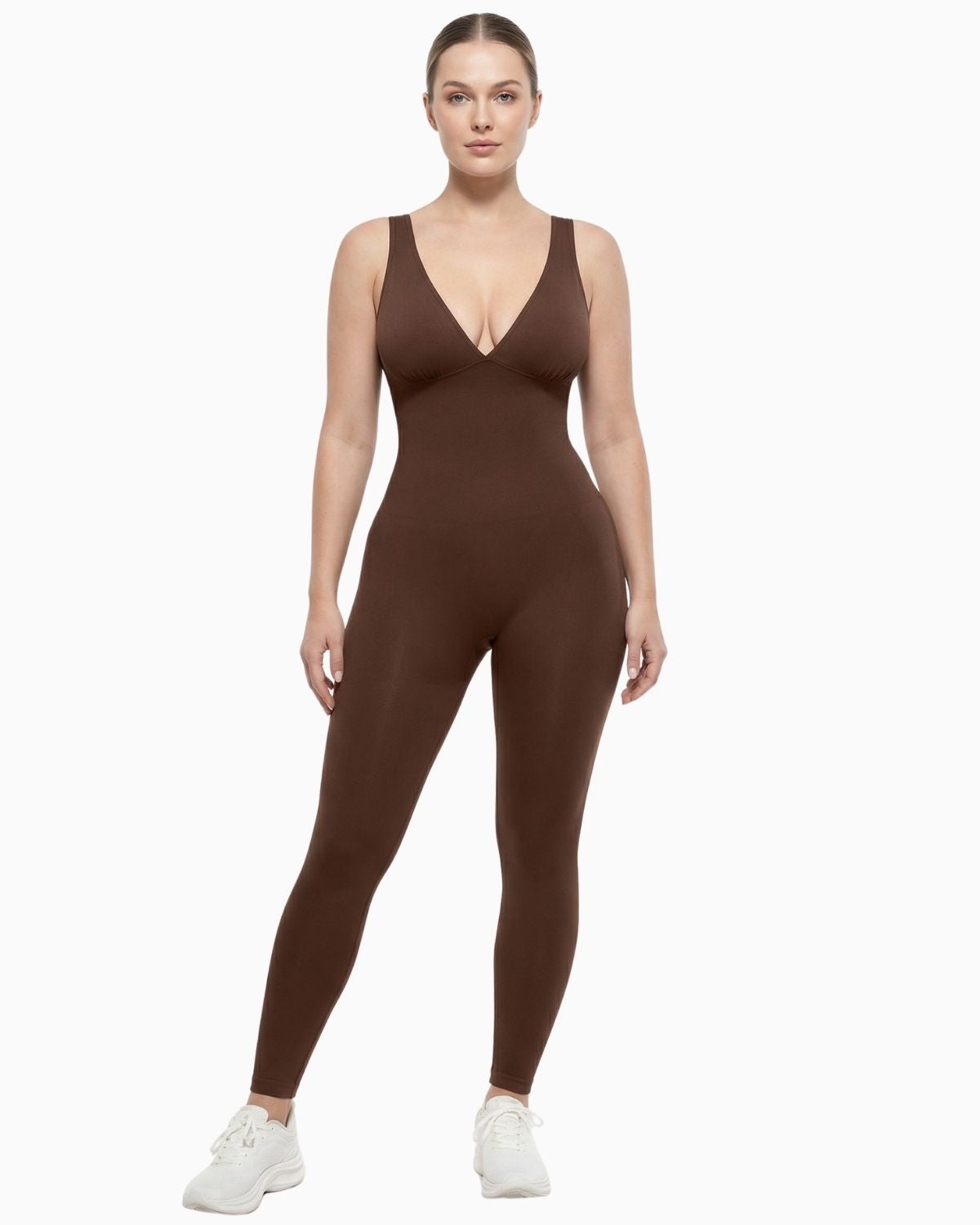Deep V Shapewear Bodysuit