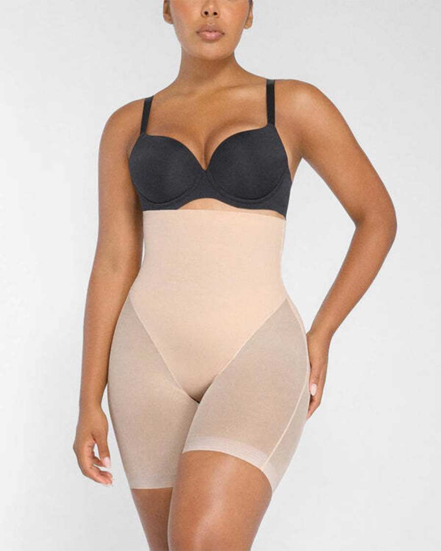 High-Waisted Shapewear Shorts